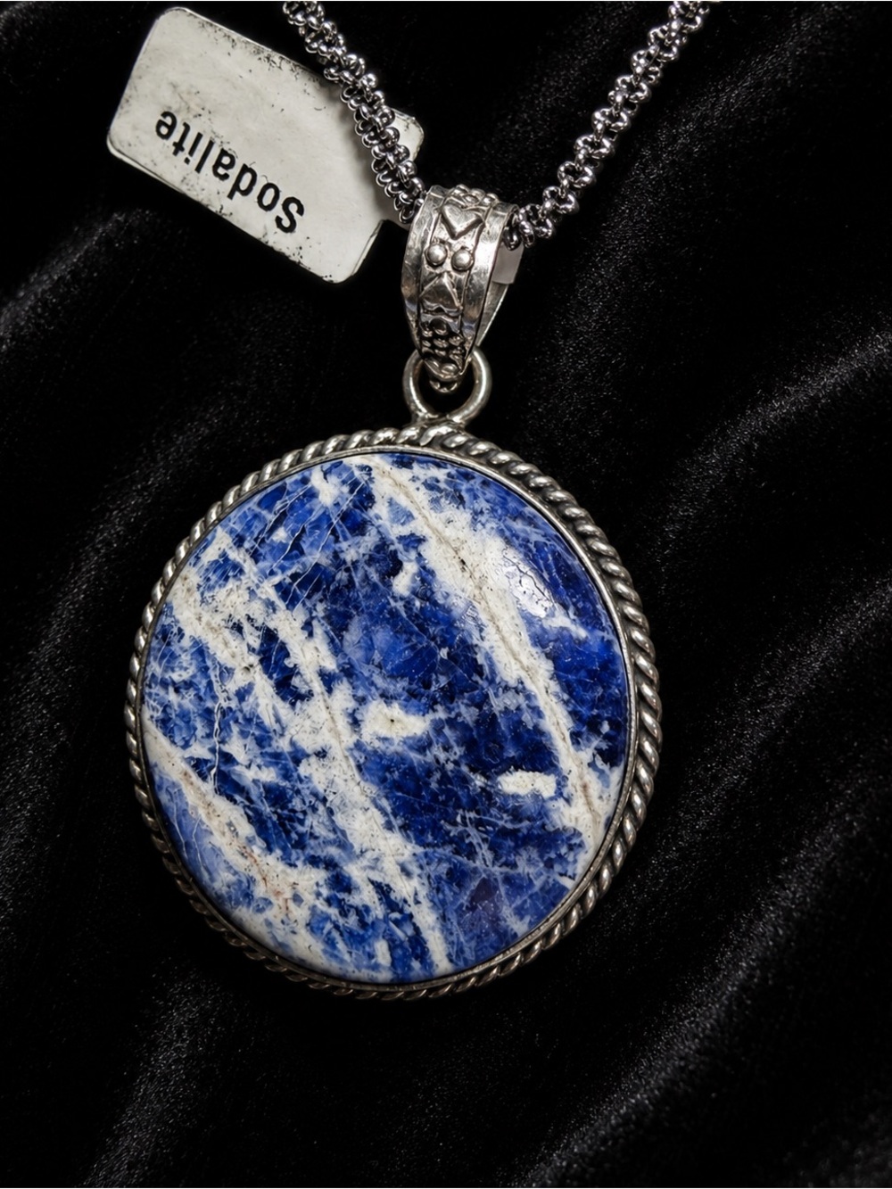 💙 New Sodalite Statement Necklace